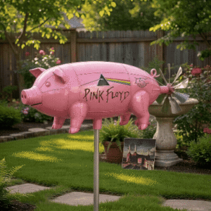 Pink Floyd Animals Pink Pig Garden Wind Spinner
